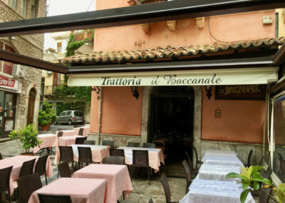 Trattoria Il Baccanale, Taormina